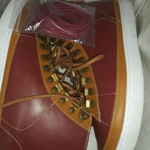 Radii Shoes Corporate Mid Leather Brown Sneakers